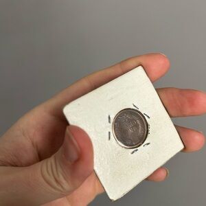 1898 vintage one cent coin